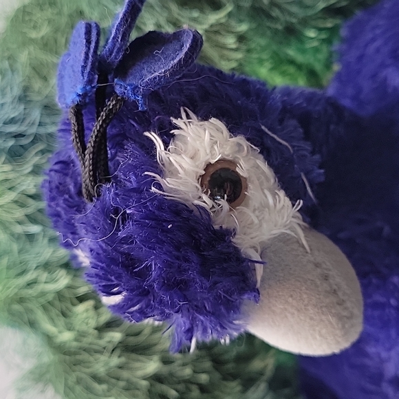 Aurora Perry Peacock 8" plush blue green stuffed bird animal toy cute - Picture 2 of 5